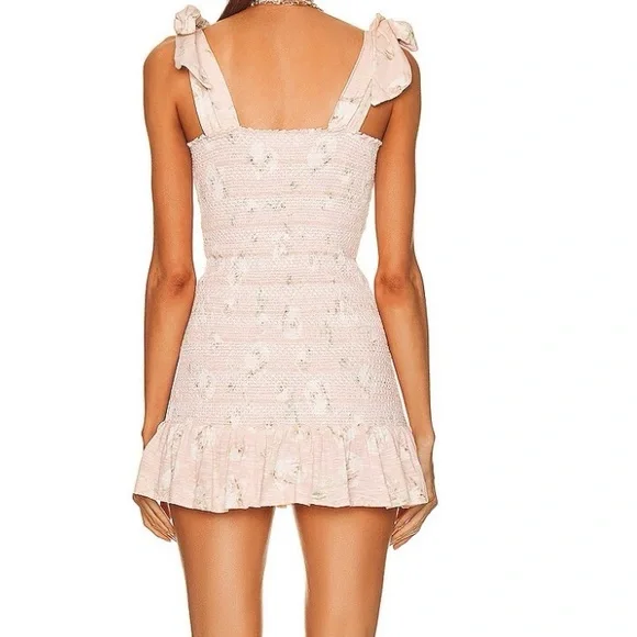 LoveShackFancy Norna Dress Ballet Pink Size Large LIKE NEW - Picture 11 of 11